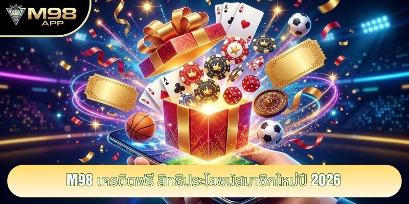 M98 เครดิตฟรี สิทธิประโยชน์สมาชิกใหม่ปี 2026