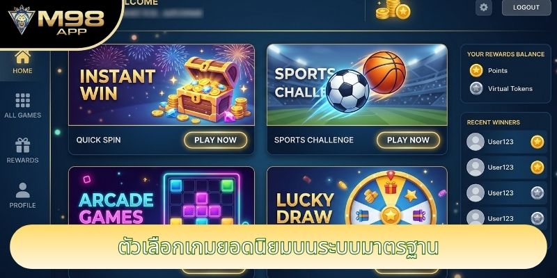 ตัวเลือกเกมยอดนิยมบนระบบมาตรฐาน ตัวเลือกเกมยอดนิยมบนระบบมาตรฐาน
