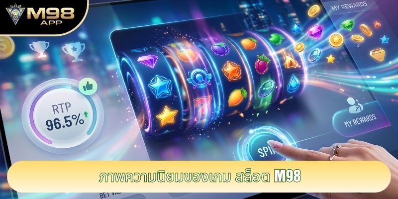 ภาพความนิยมของเกม สล็อต M98
